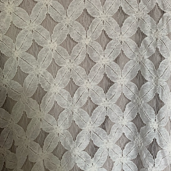 Cream and taupe lace dress. - Picture 2 of 4